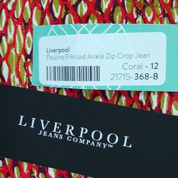 Liverpool Skinny Crop Jeans - Picture 3 of 5